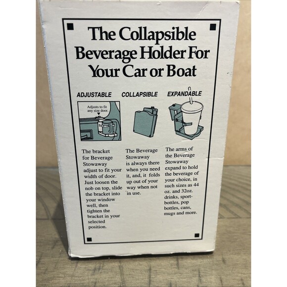 Vintage Starbucks Coffee Cup Holder Collapsible Adjustable Car/Truck/Boat RARE - Picture 7 of 7